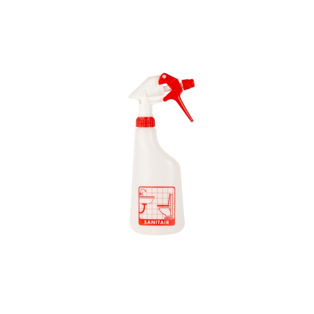 Sprayflacon met pictogram interieur 600ml Rood